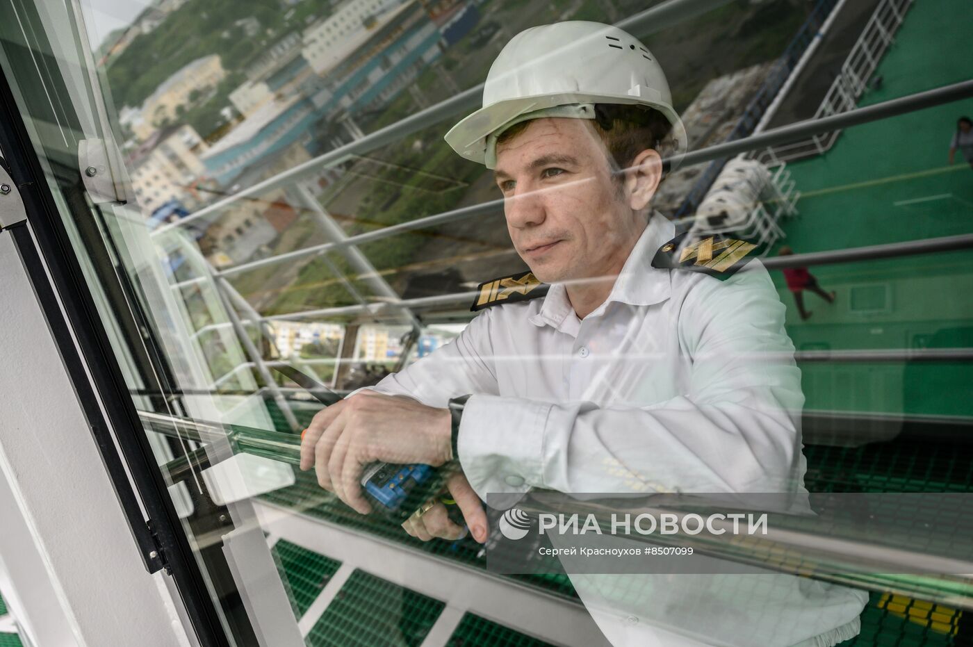 Паром "Александр Деев" на Сахалине