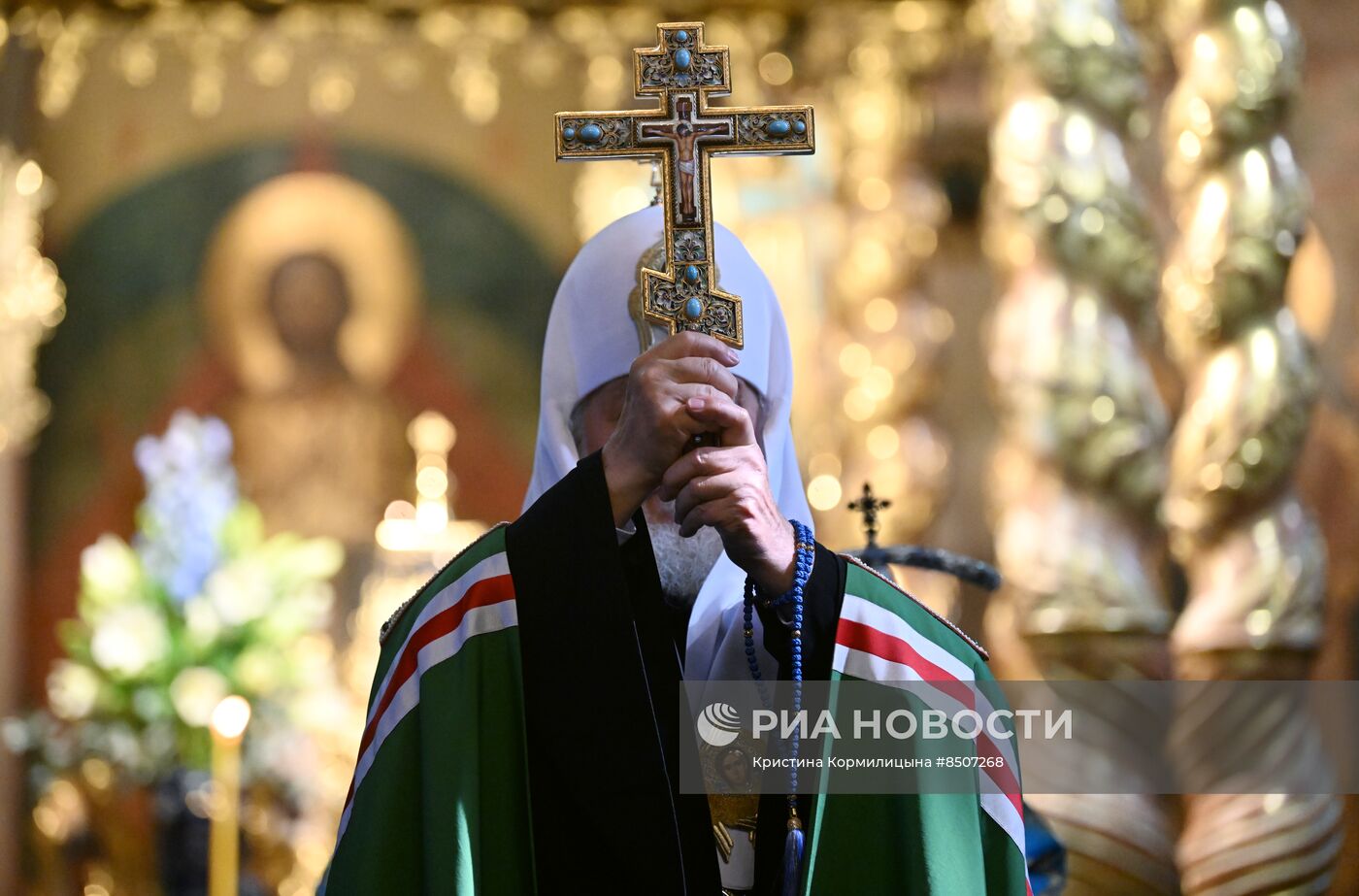 Патриаршее служение в день чествования Донской иконы Божией Матери