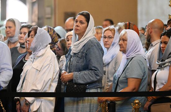 Патриаршее служение в день чествования Донской иконы Божией Матери