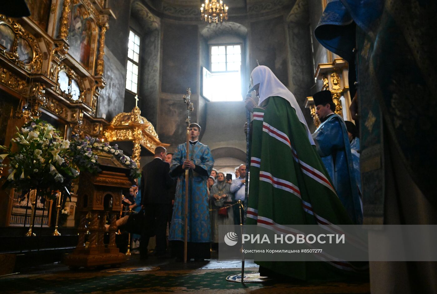 Патриаршее служение в день чествования Донской иконы Божией Матери