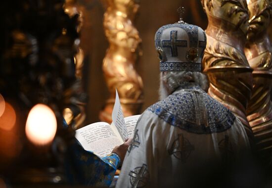 Патриаршее служение в день чествования Донской иконы Божией Матери