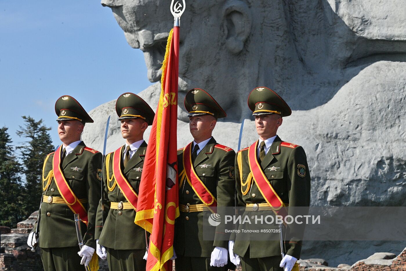 Церемония открытия учения ОДКБ "Боевое братство-2023"