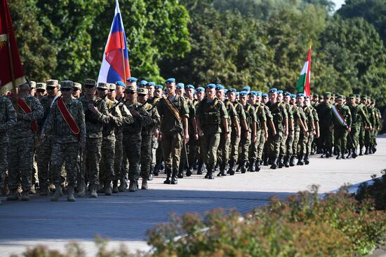 Церемония открытия учения ОДКБ "Боевое братство-2023"