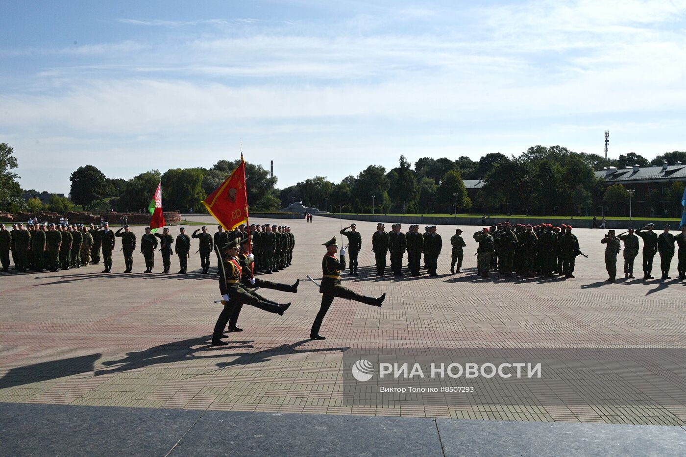 Церемония открытия учения ОДКБ "Боевое братство-2023"