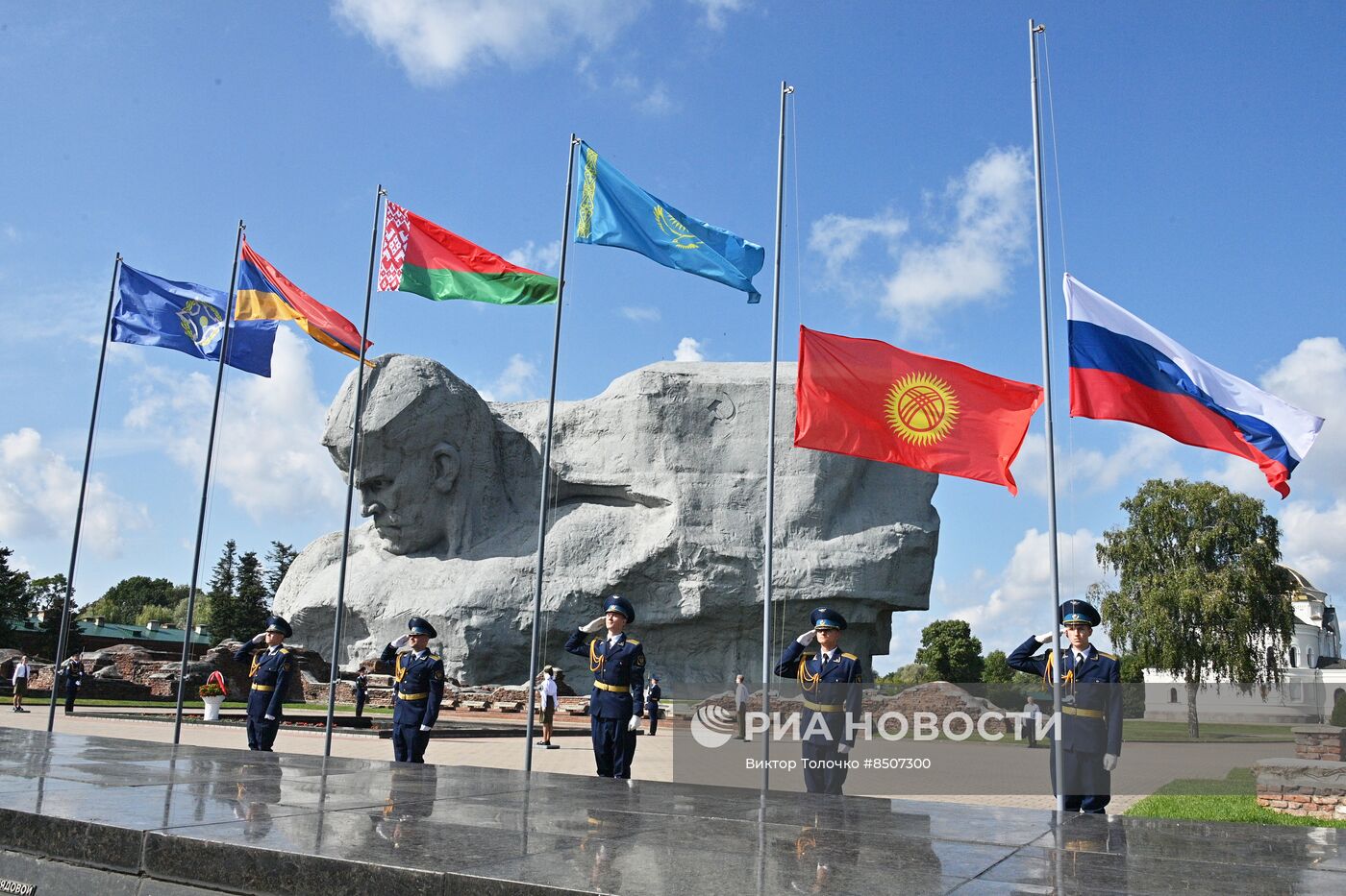 Церемония открытия учения ОДКБ "Боевое братство-2023"