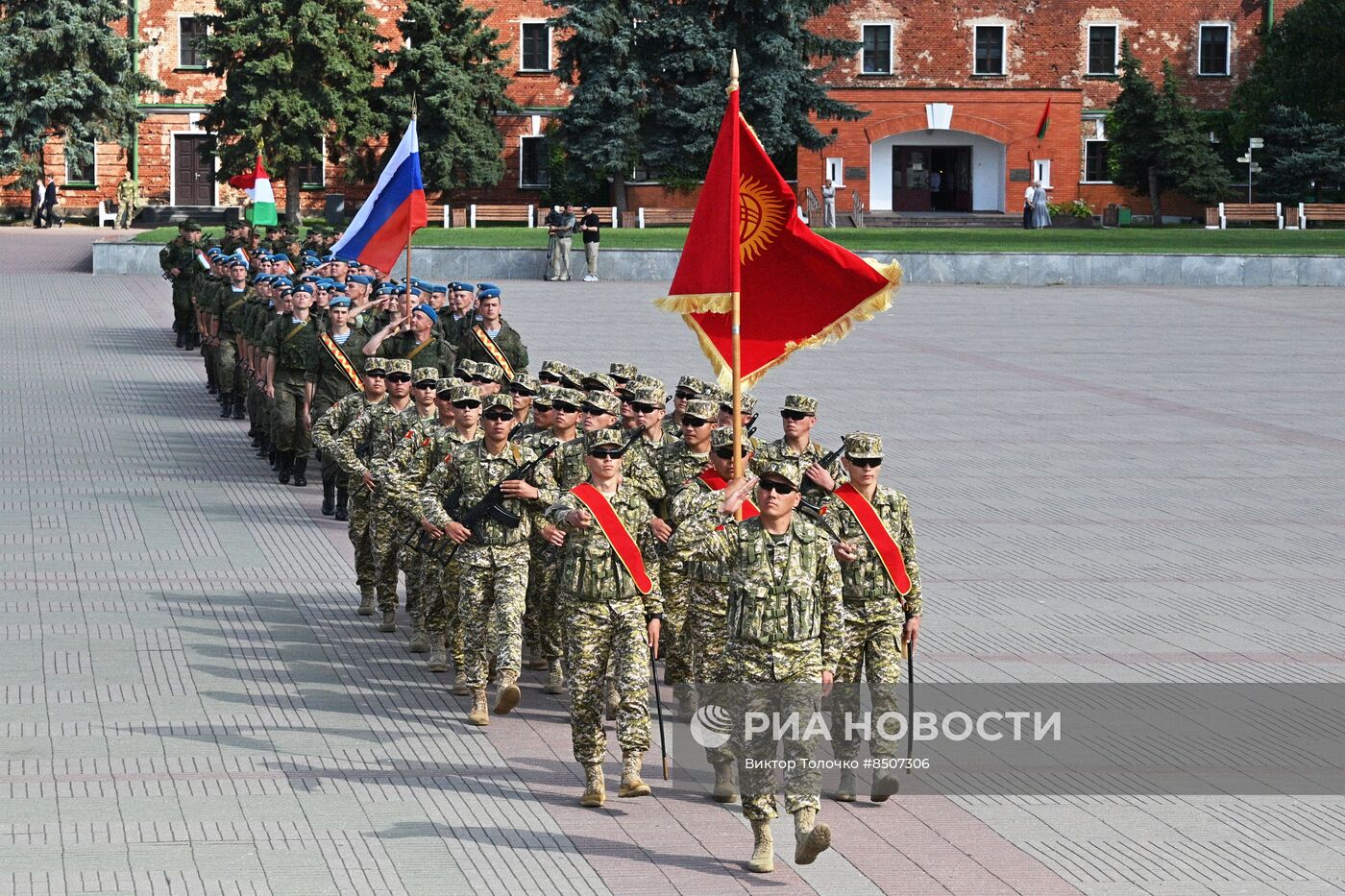 Церемония открытия учения ОДКБ "Боевое братство-2023"