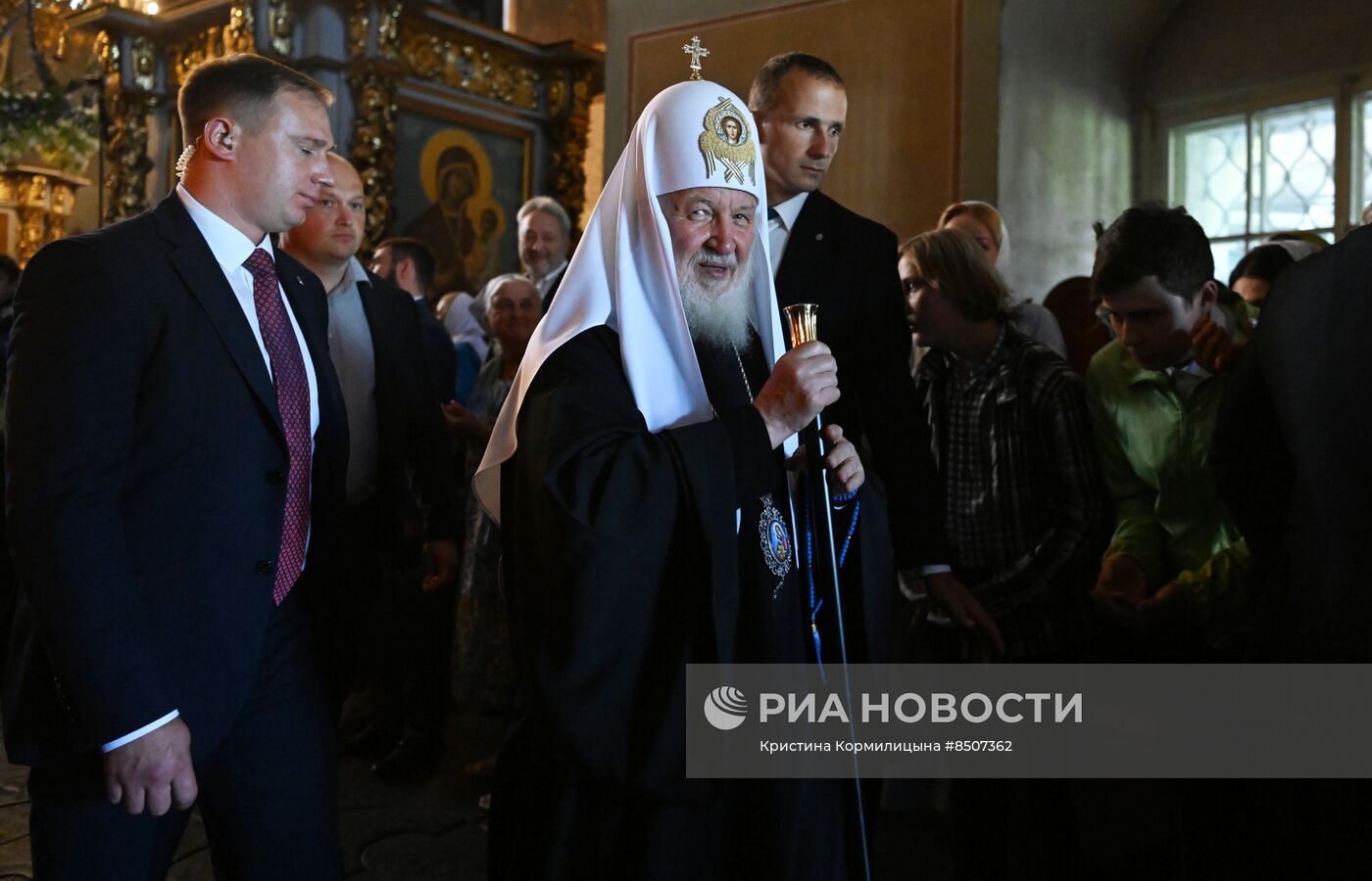 Патриаршее служение в день чествования Донской иконы Божией Матери