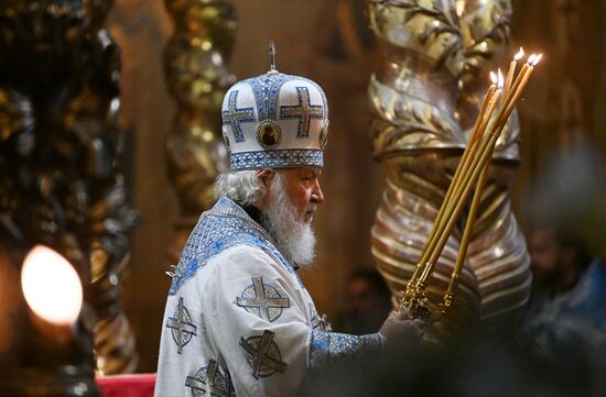 Патриаршее служение в день чествования Донской иконы Божией Матери