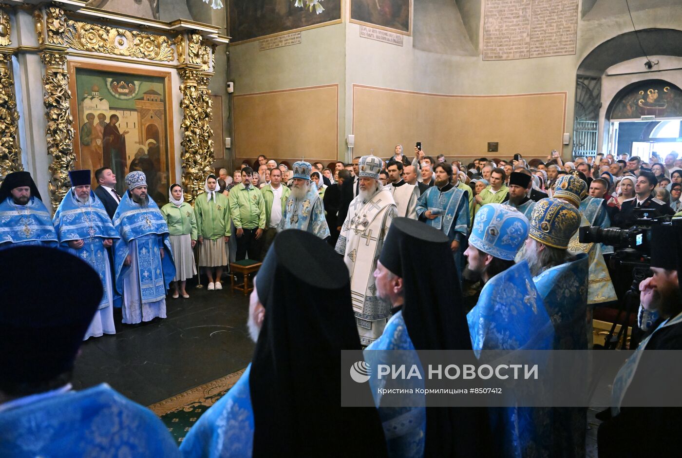 Патриаршее служение в день чествования Донской иконы Божией Матери