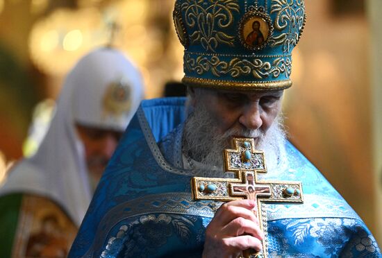 Патриаршее служение в день чествования Донской иконы Божией Матери