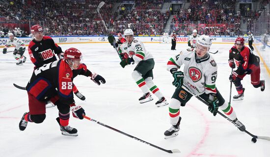 Хоккей. КХЛ. Матч ЦСКА - "Ак Барс"