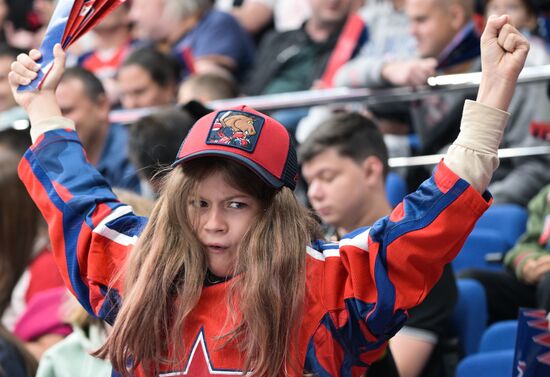 Хоккей. КХЛ. Матч ЦСКА - "Ак Барс"