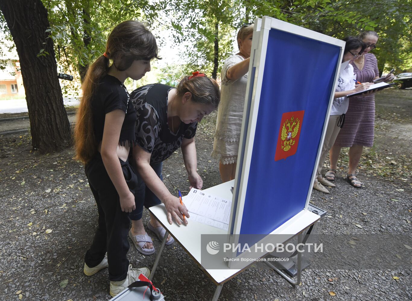 Досрочное голосование на выборах в Донецке