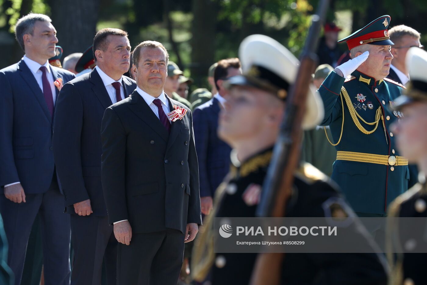 Рабочая поездка зампреда Совбеза РФ Д. Медведева в ДФО. День второй