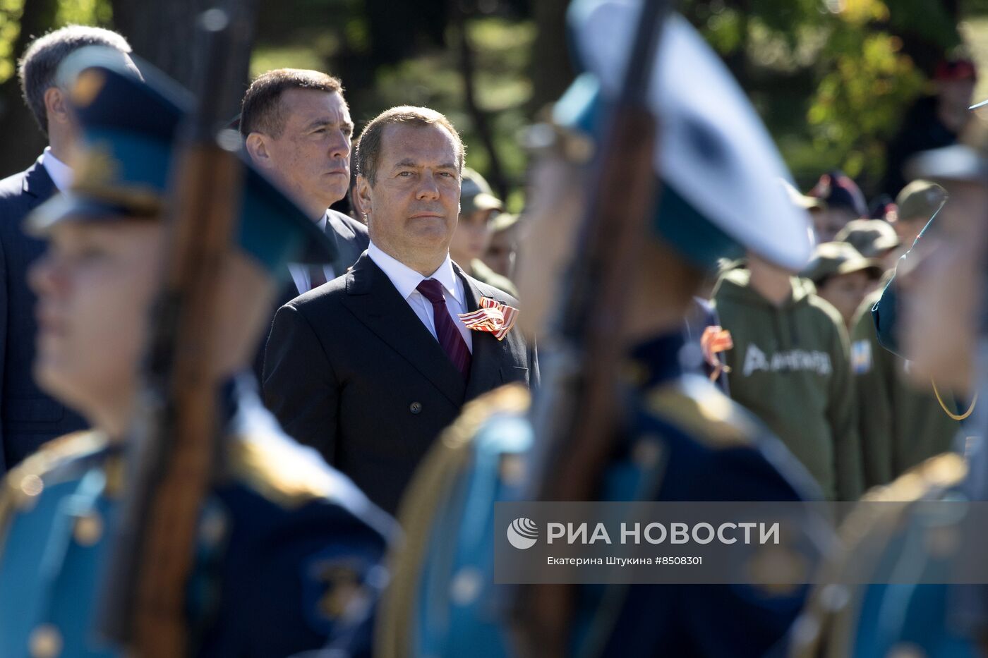 Рабочая поездка зампреда Совбеза РФ Д. Медведева в ДФО. День второй