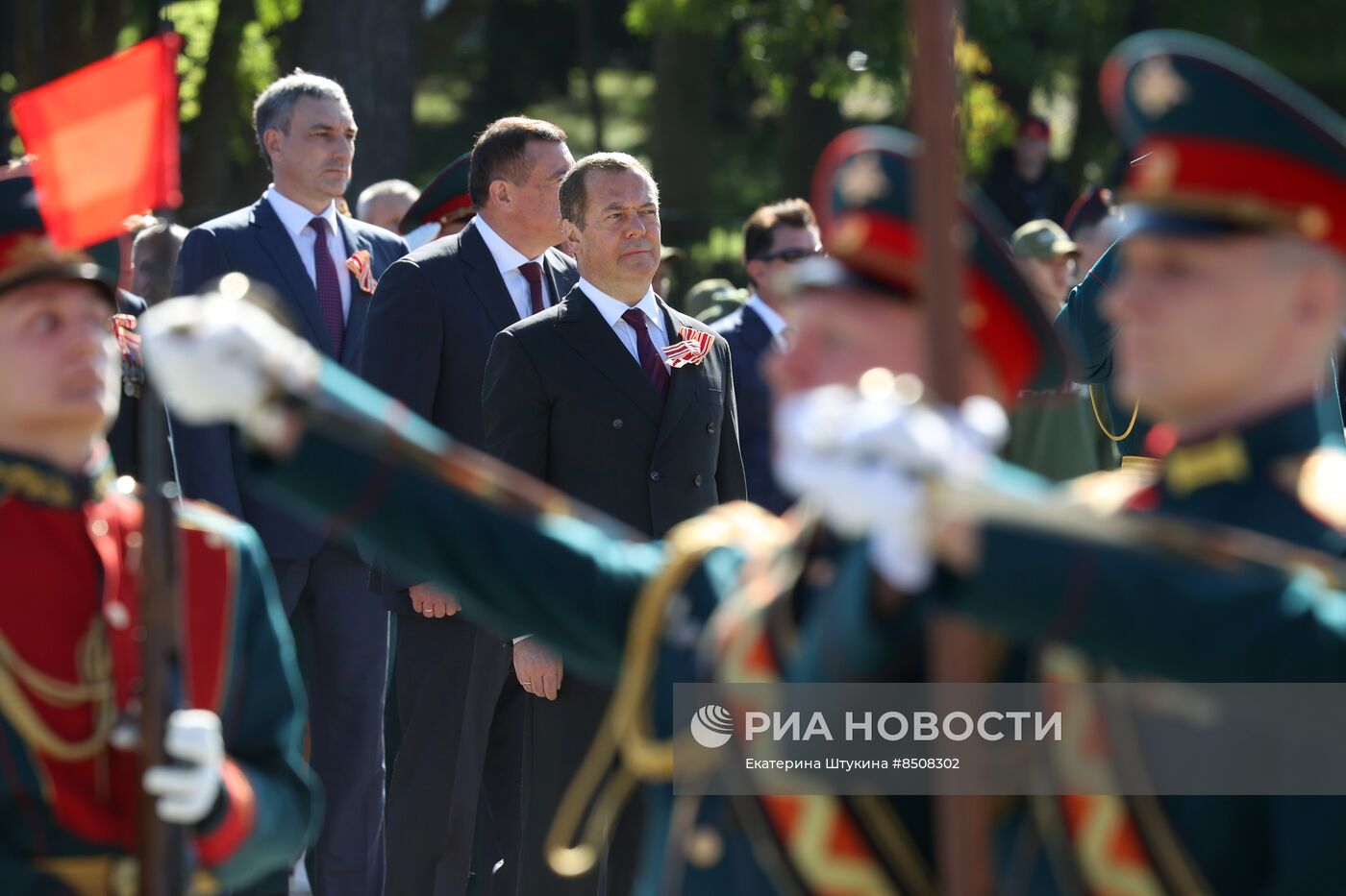 Рабочая поездка зампреда Совбеза РФ Д. Медведева в ДФО. День второй