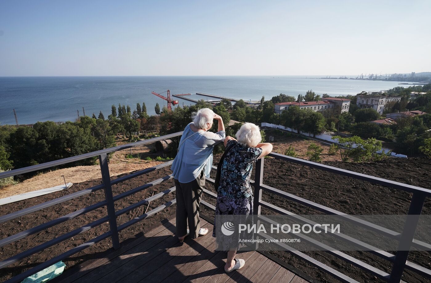 Приморский парк в Мариуполе