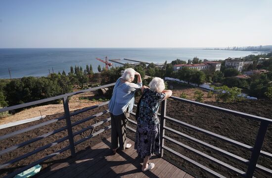 Приморский парк в Мариуполе