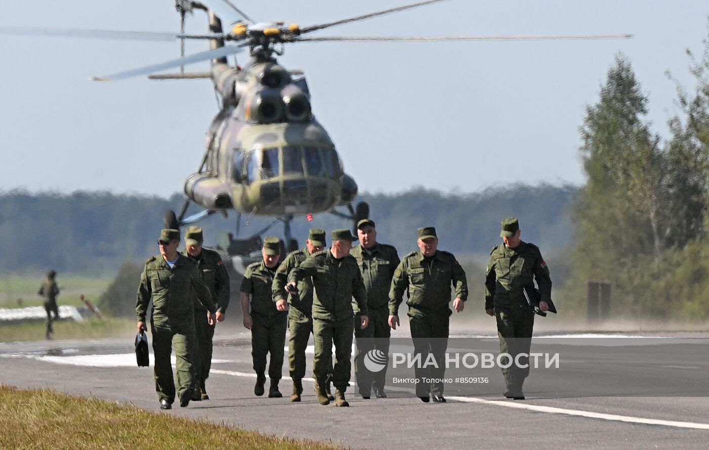 Учения "Боевое братство - 2023" в Брестской области