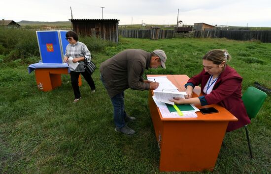 Досрочное голосование на выборах в Республике Хакасия