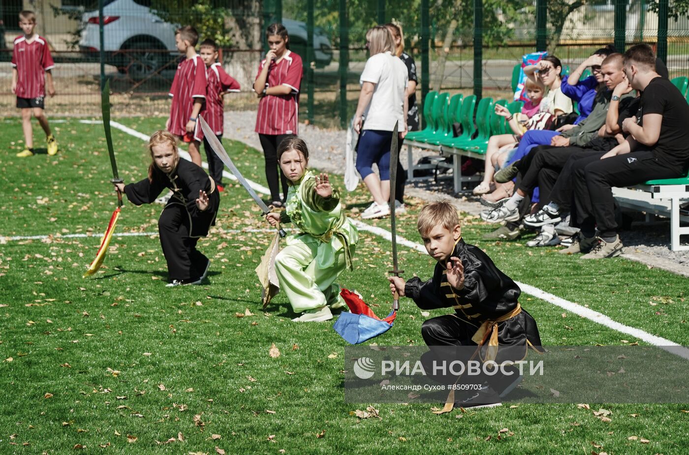 Новые спортивные площадки для жителей ДНР