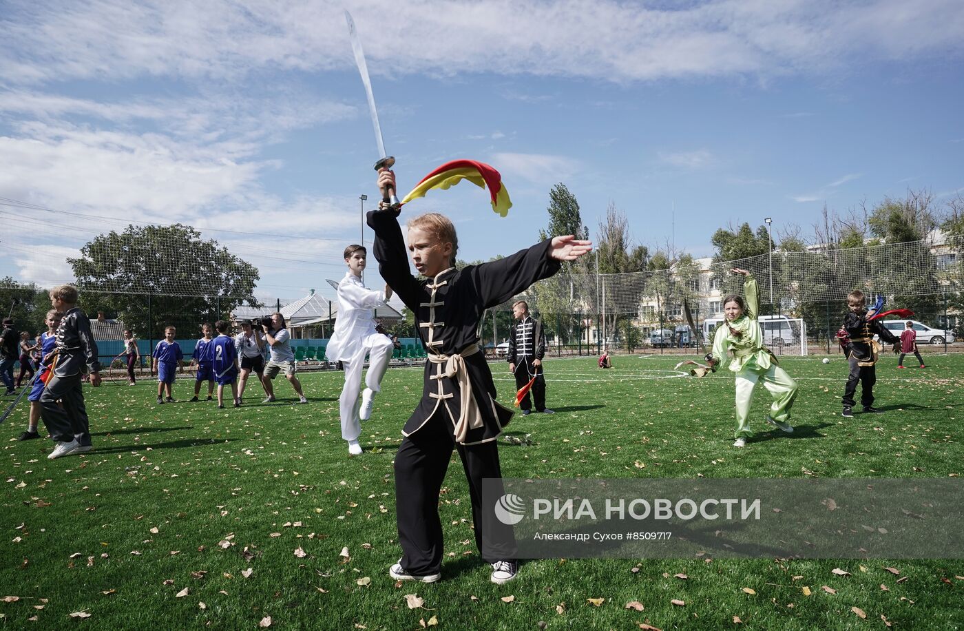 Новые спортивные площадки для жителей ДНР