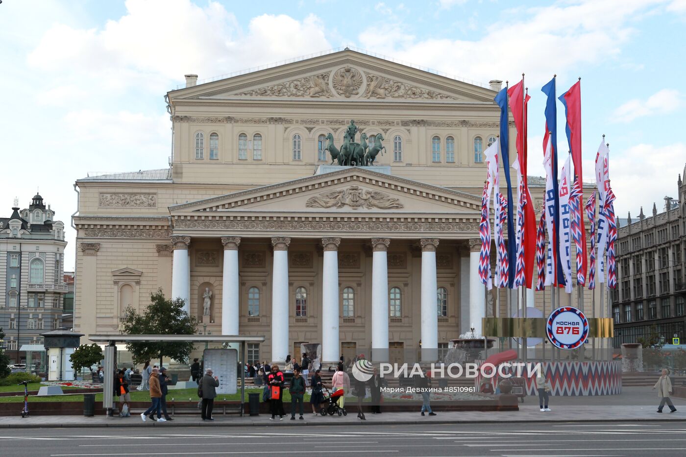Украшение Москвы ко Дню города