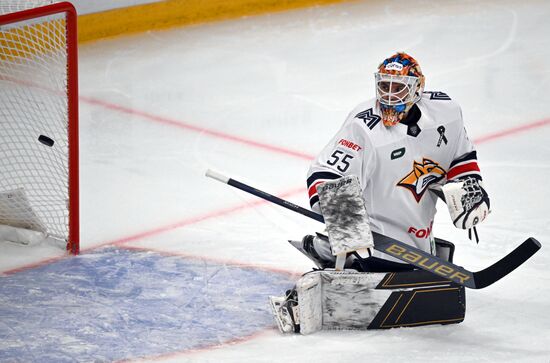 Хоккей. КХЛ. Матч "Динамо" (Москва) - "Металлург"