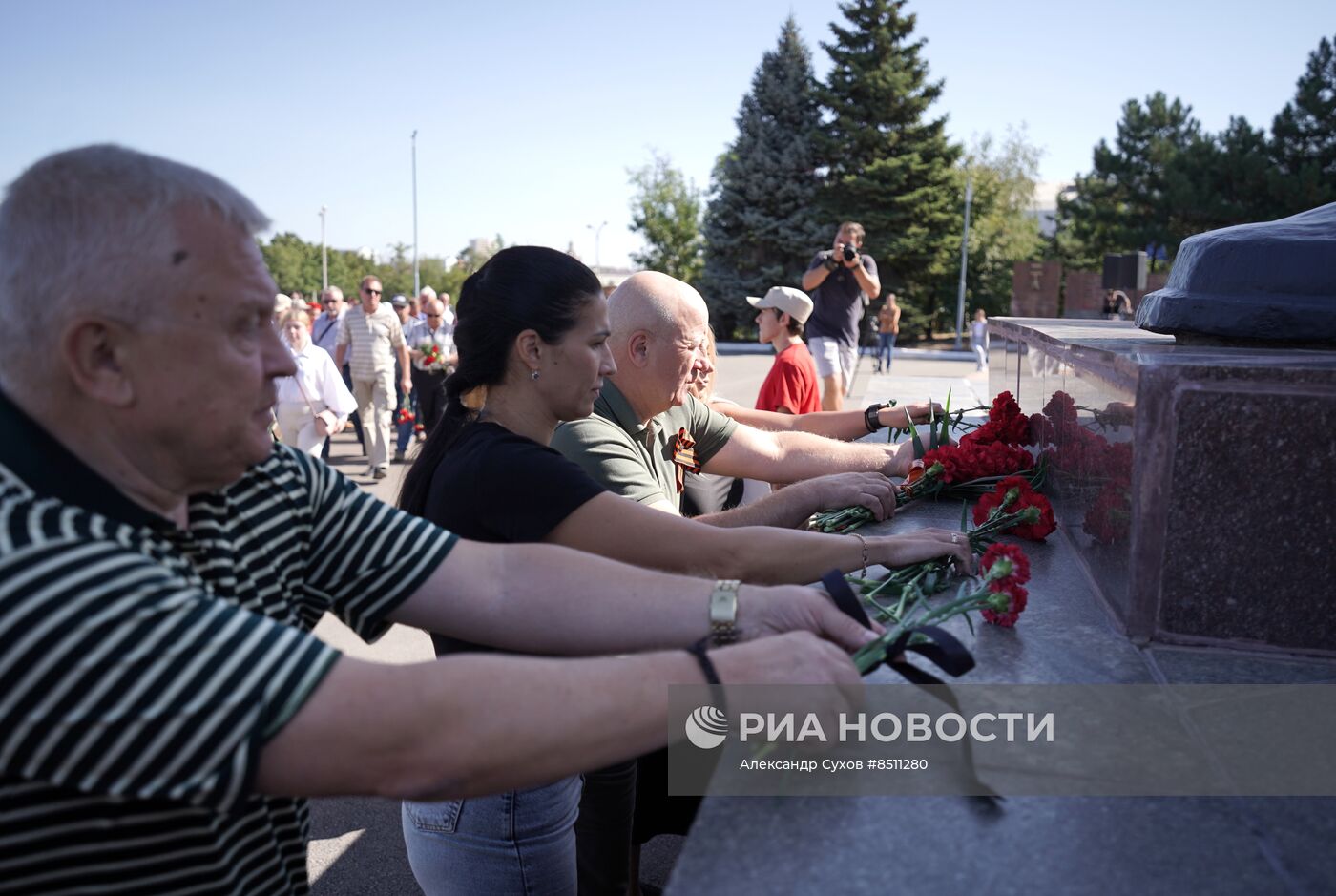 Митинг в Мариуполе ко дню освобождения Донбасса