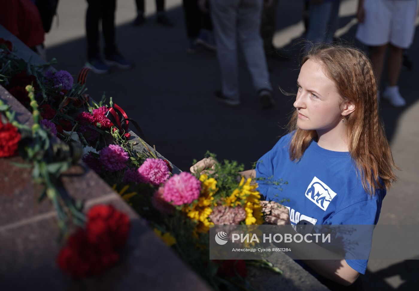 Митинг в Мариуполе ко дню освобождения Донбасса