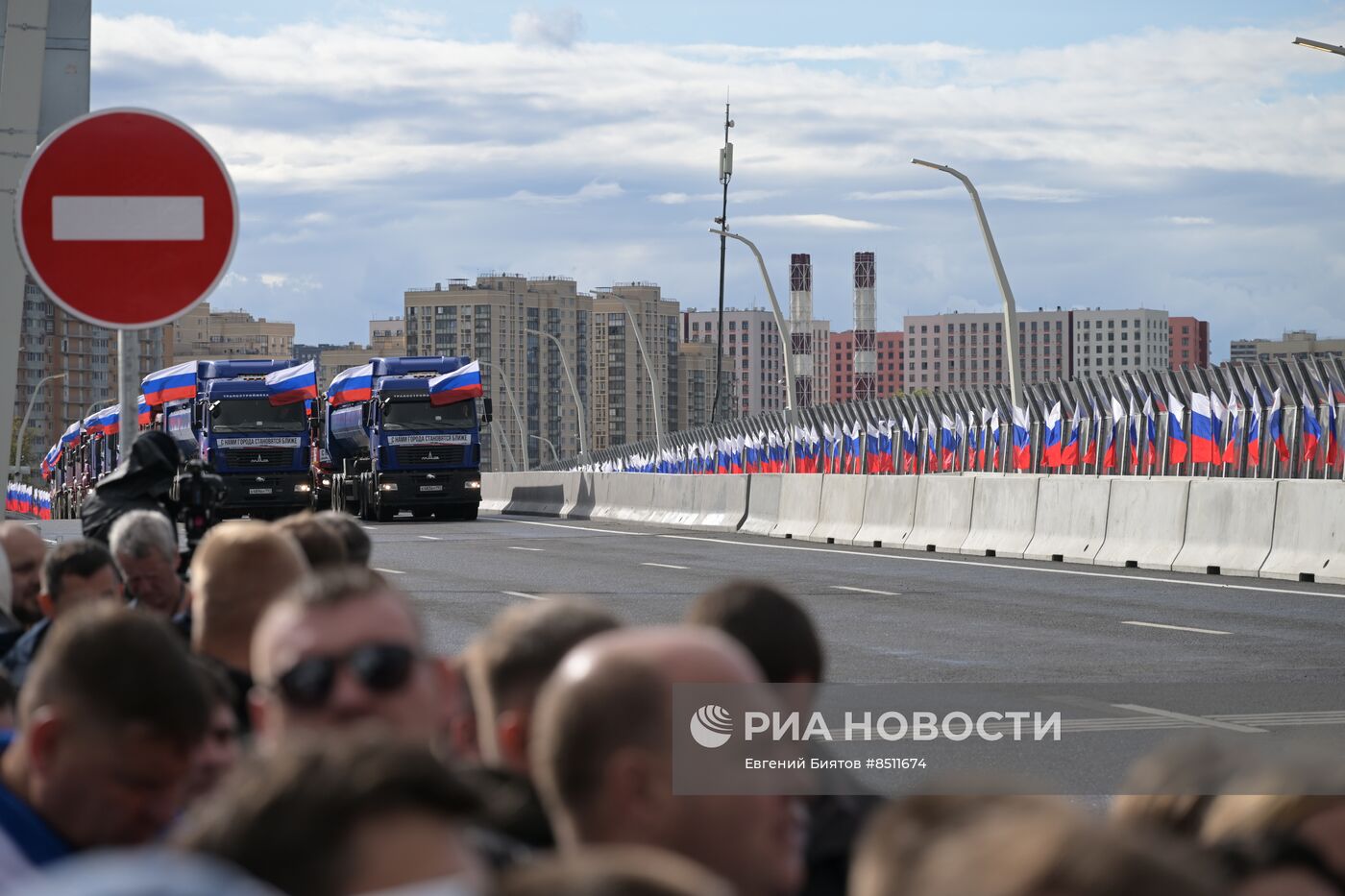 Президент РФ В. Путин открыл нижегородский участок трассы М-12