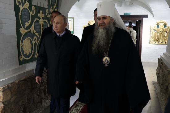 Рабочая поездка президента РФ В. Путина в Приволжский федеральный округ