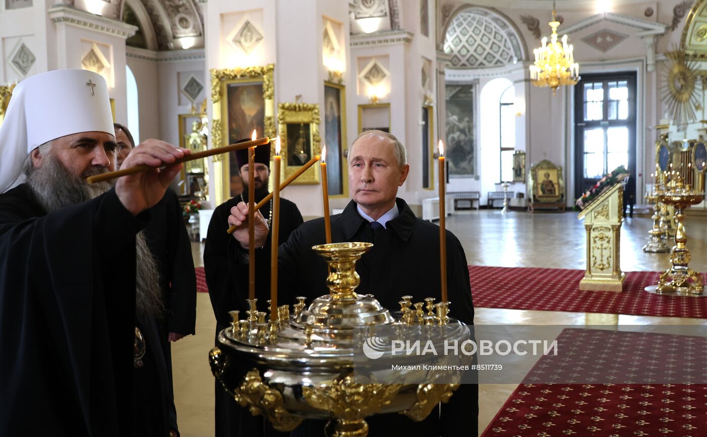 Рабочая поездка президента РФ В. Путина в Приволжский федеральный округ