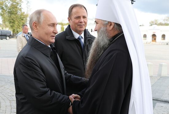 Рабочая поездка президента РФ В. Путина в Приволжский федеральный округ