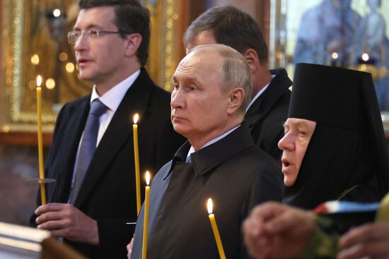 Рабочая поездка президента РФ В. Путина в Приволжский федеральный округ