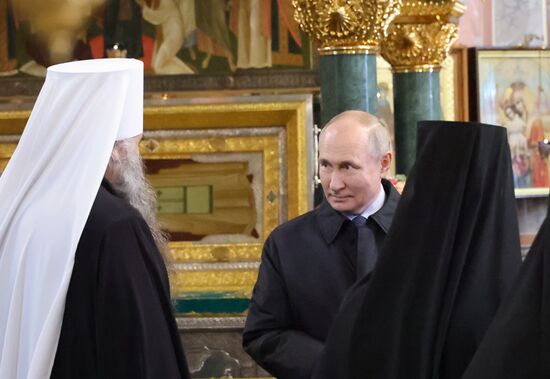 Рабочая поездка президента РФ В. Путина в Приволжский федеральный округ