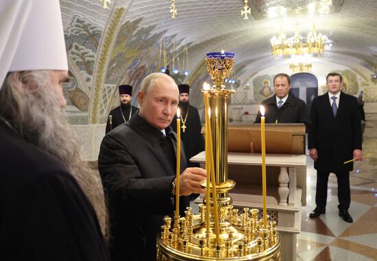 Рабочая поездка президента РФ В. Путина в Приволжский федеральный округ