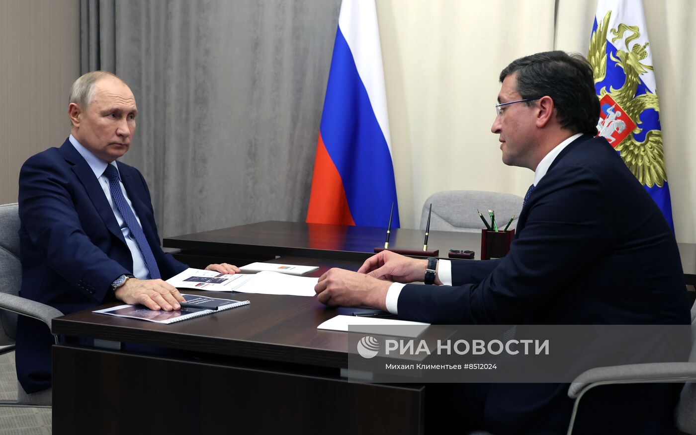 Рабочая поездка президента РФ В. Путина в Приволжский федеральный округ