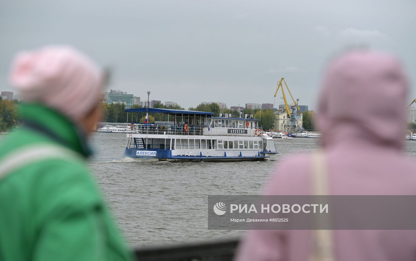 Парад судов на Москве-реке в честь Дня города
