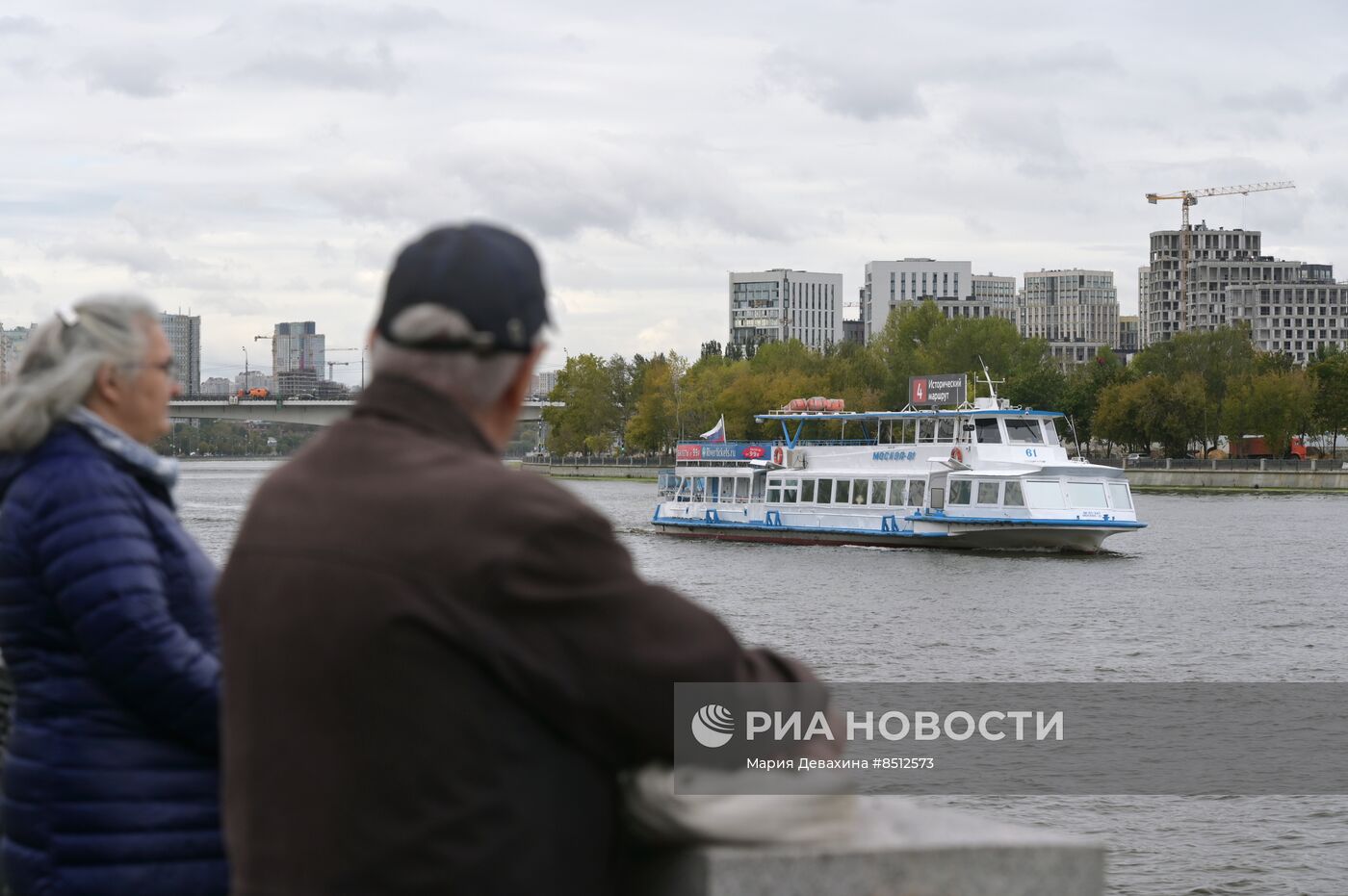 Парад судов на Москве-реке в честь Дня города