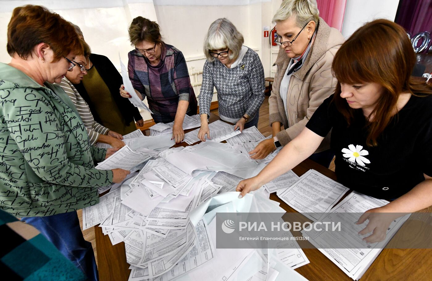 Подсчет голосов на выборах в единый день голосования