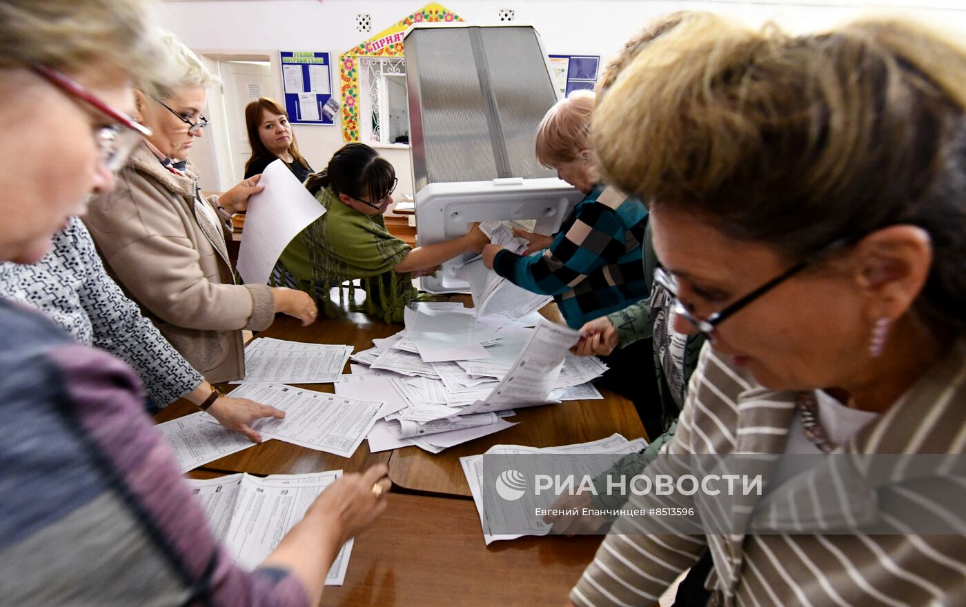 Подсчет голосов на выборах в единый день голосования