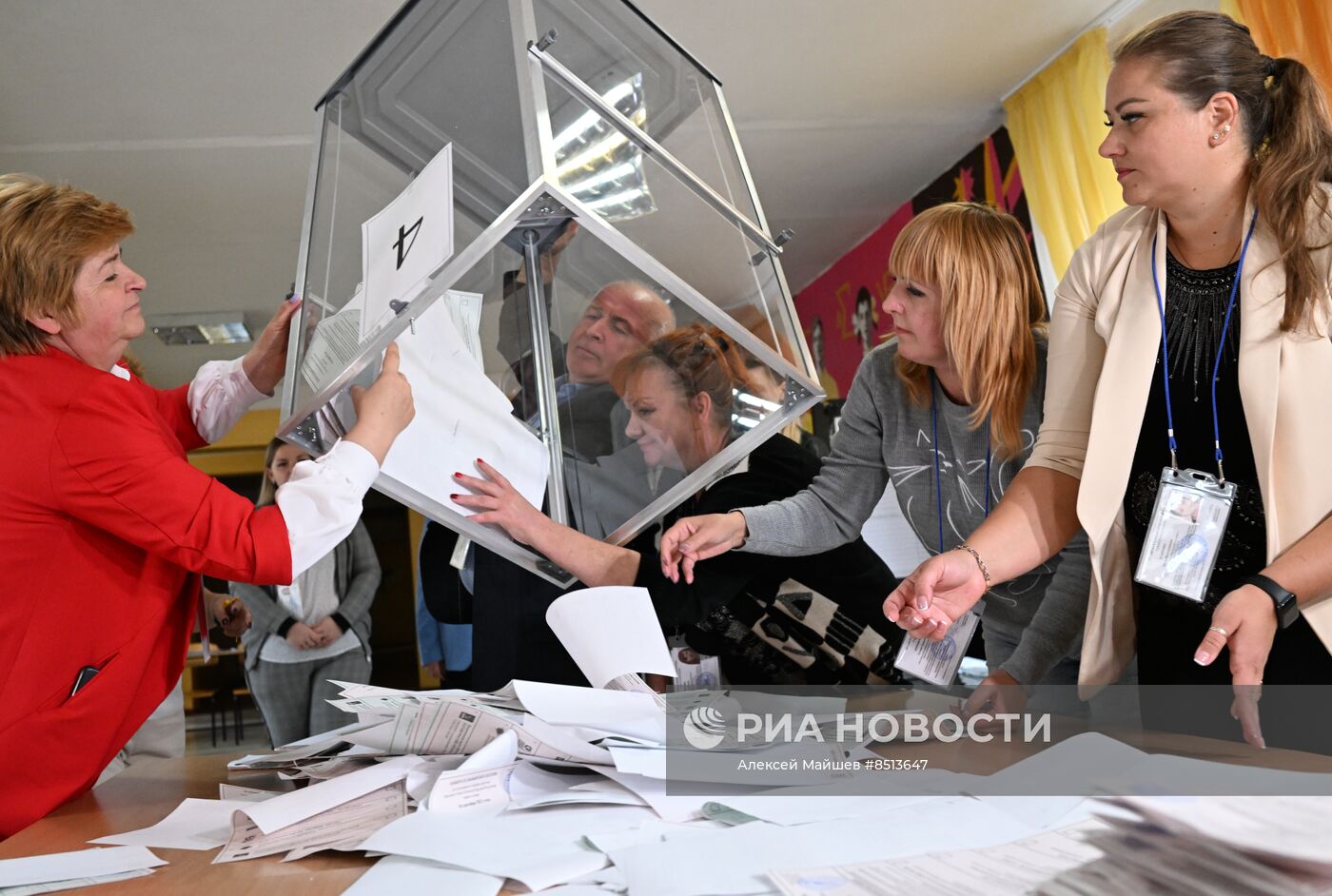 Подсчет голосов на выборах в единый день голосования