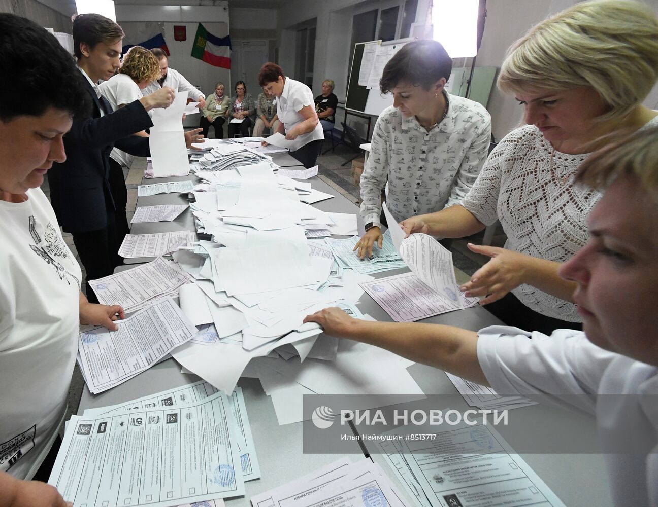 Подсчет голосов на выборах в единый день голосования