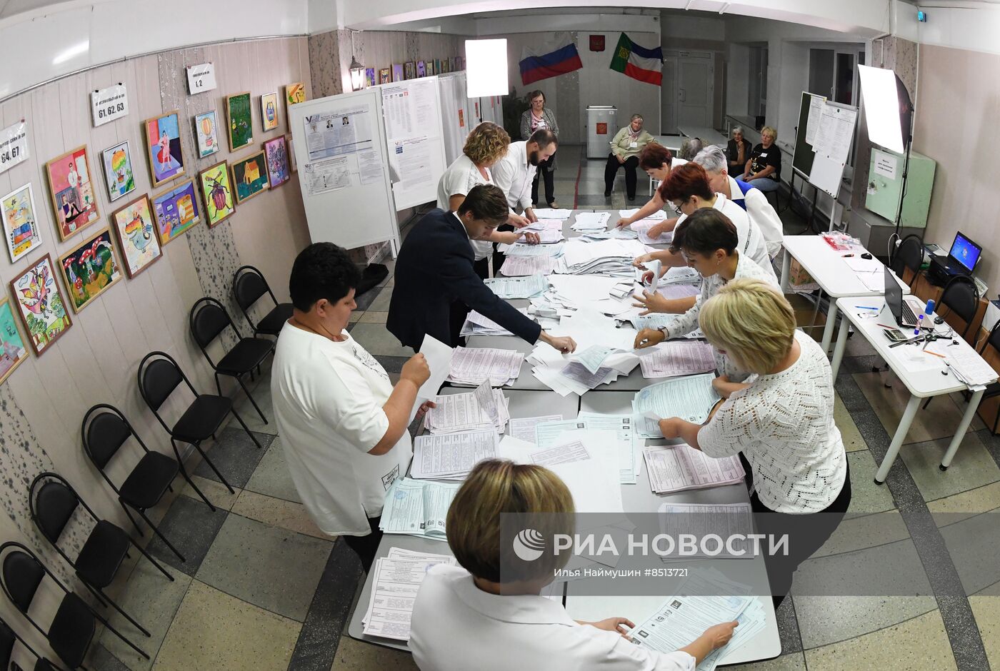 Подсчет голосов на выборах в единый день голосования