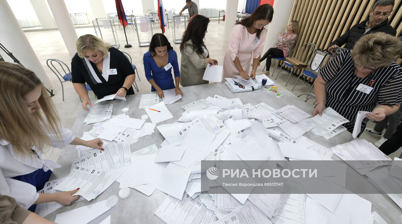 Подсчет голосов на выборах в единый день голосования