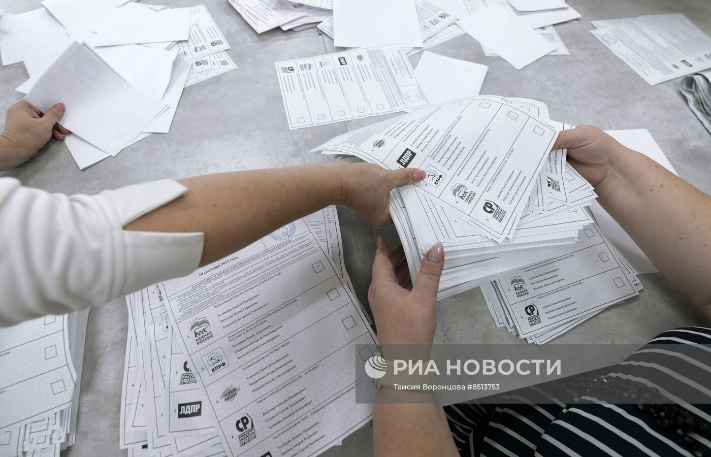 Подсчет голосов на выборах в единый день голосования