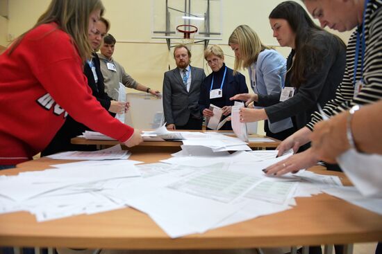 Подсчет голосов на выборах в единый день голосования