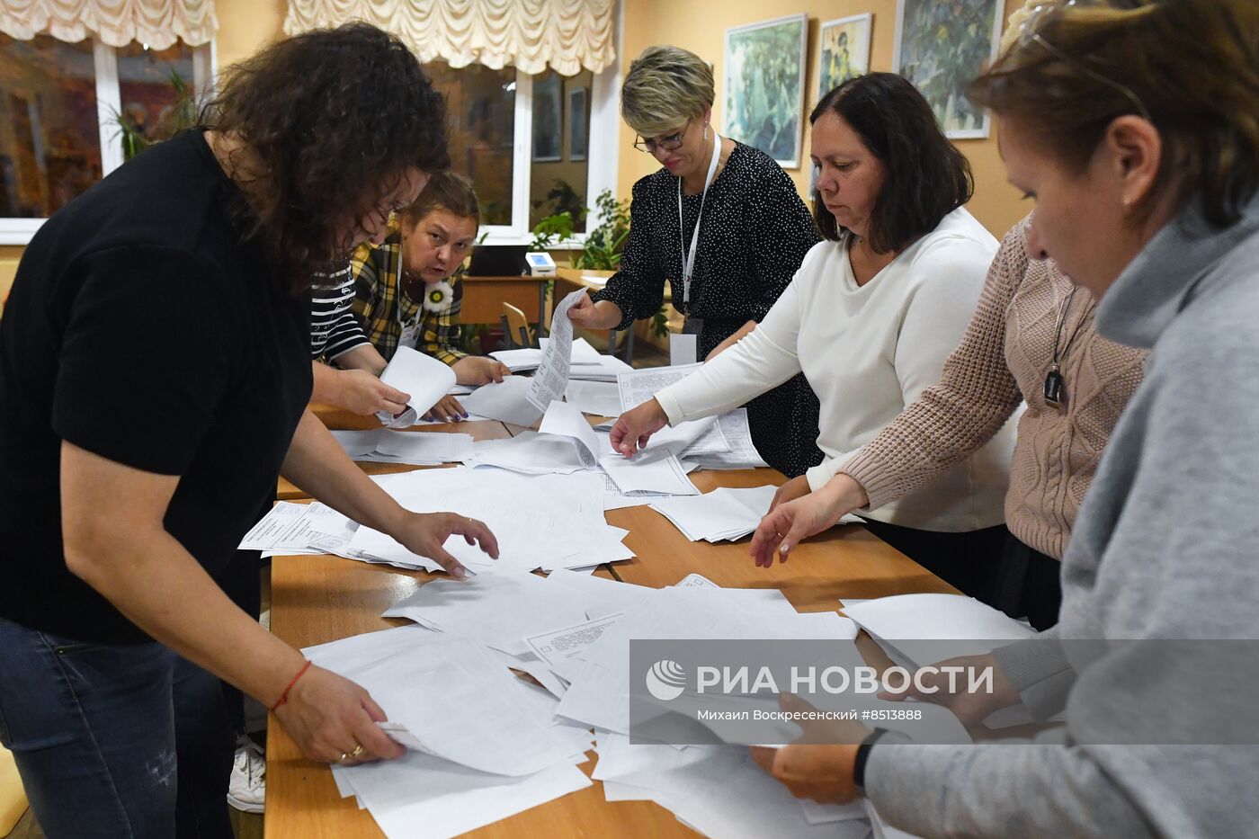 Подсчет голосов на выборах в единый день голосования