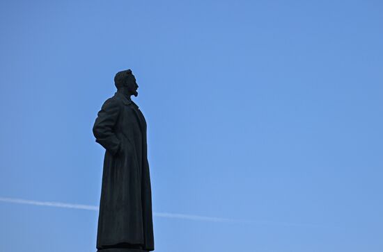 Открытие памятника  Ф.Э. Дзержинскому в штаб-квартире Службы внешней разведки РФ